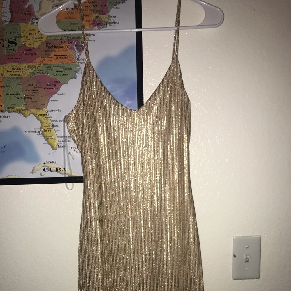 Gold Dress